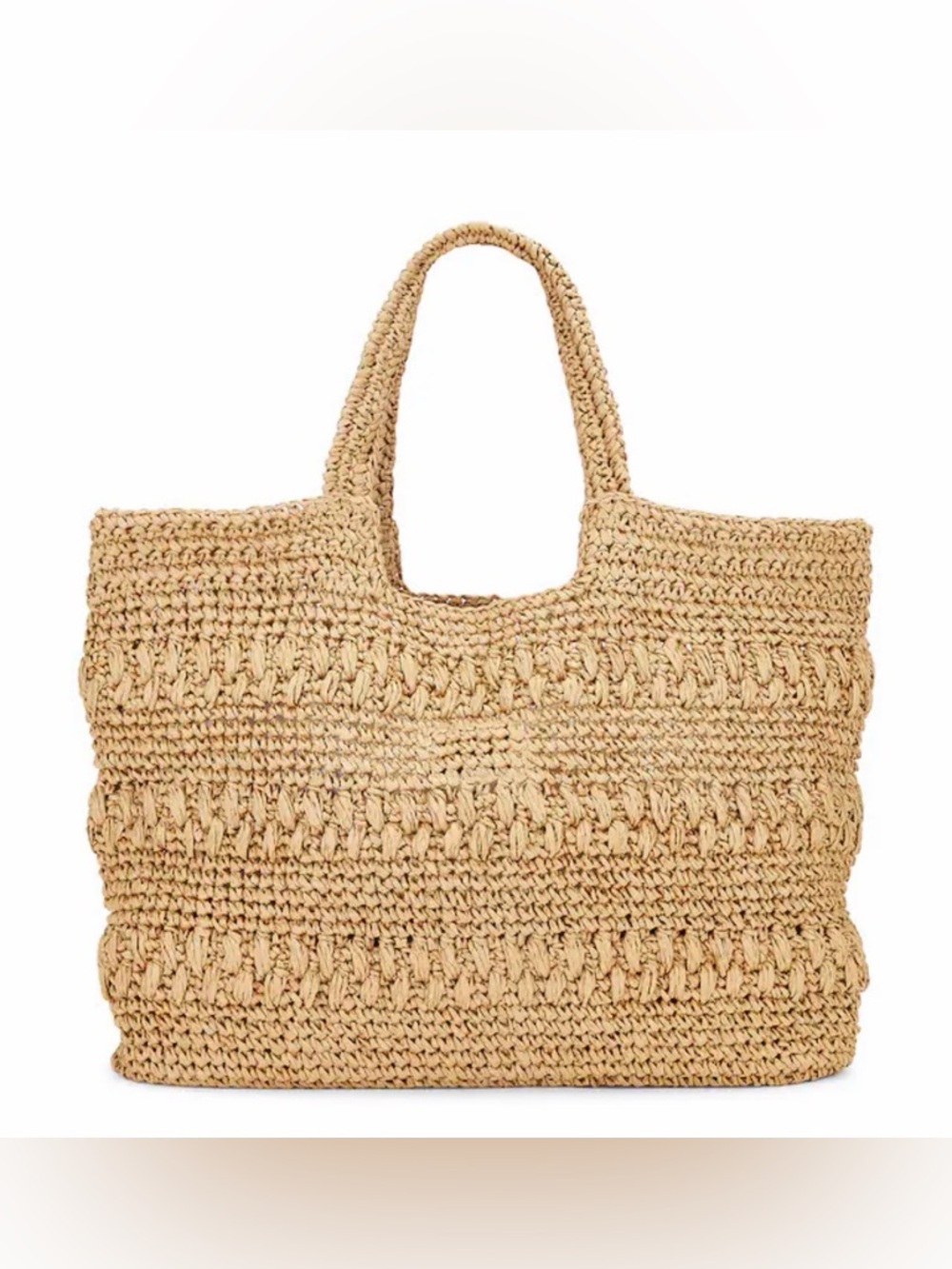 L*SPACE Changing Tides Oversized Bag - natural - 100% raffia - Picture 7 of 9